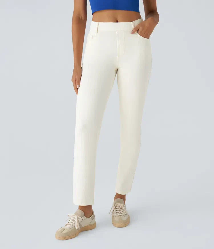 Olivia | Pantalon taille haute stretch et confortable