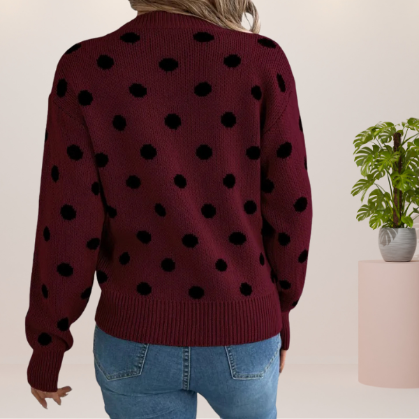 Dupont™ - Pull Tricoté à Pois