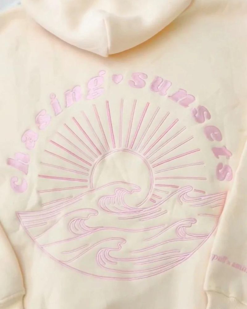 CHASING SUNSETS - SWEAT À CAPUCHE STYLÉ