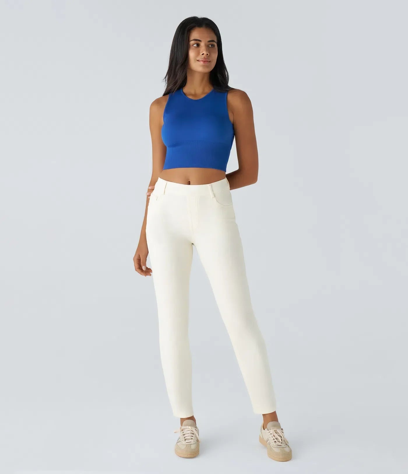 Olivia | Pantalon taille haute stretch et confortable