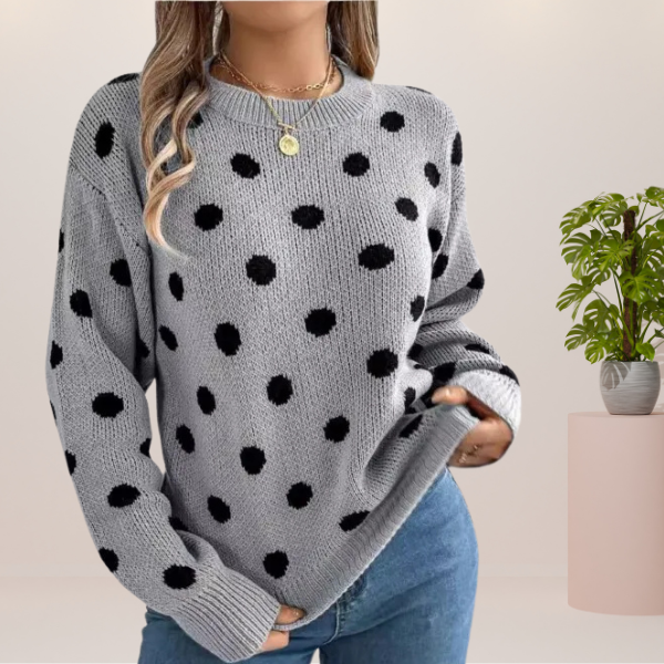 Dupont™ - Pull Tricoté à Pois