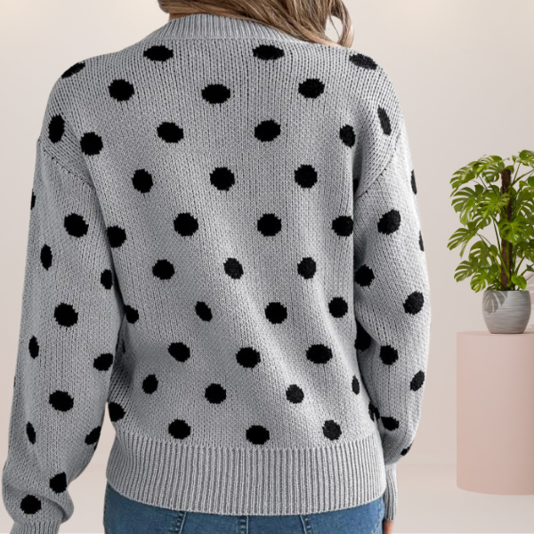 Dupont™ - Pull Tricoté à Pois