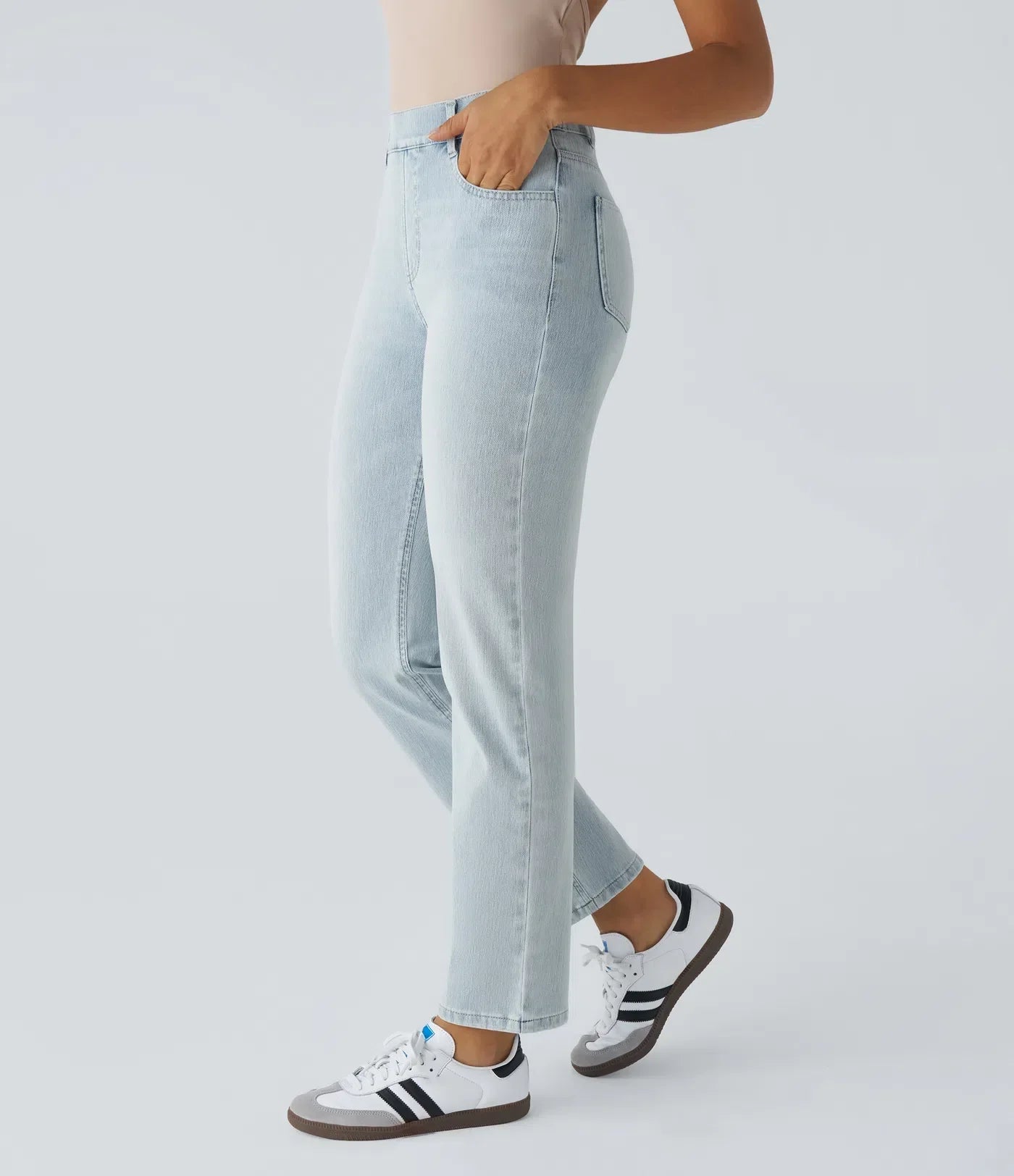 Olivia | Pantalon taille haute stretch et confortable