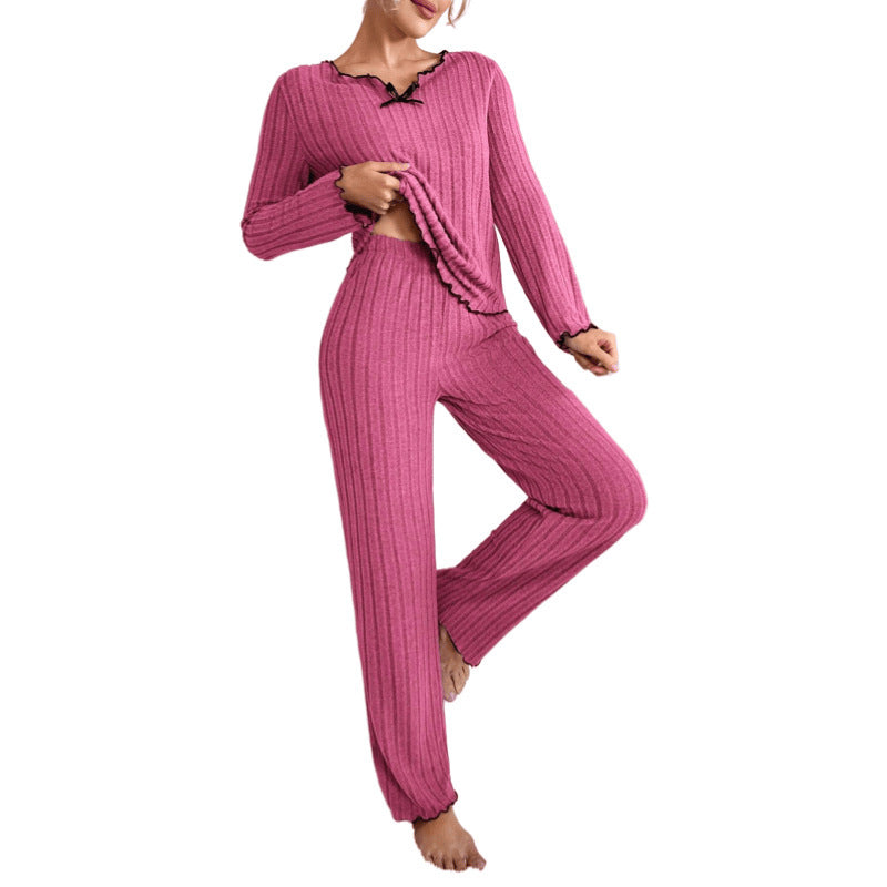 Ensemble pyjama à bordures