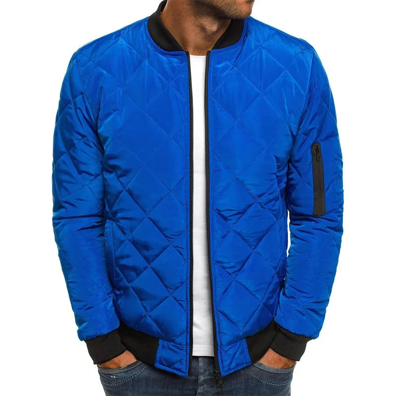 Dale | Veste en coton avec motif en losange