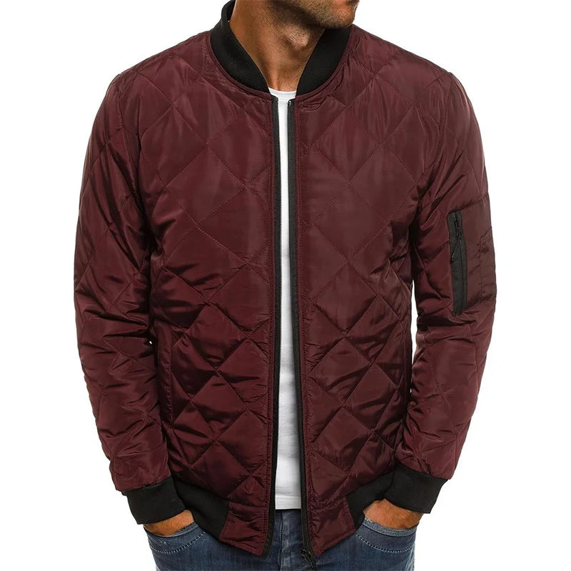 Dale | Veste en coton avec motif en losange