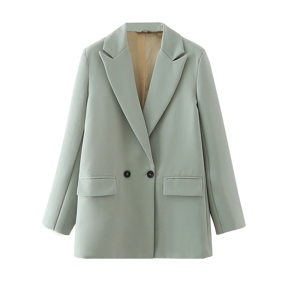 Ella – Blazer à double boutonnage