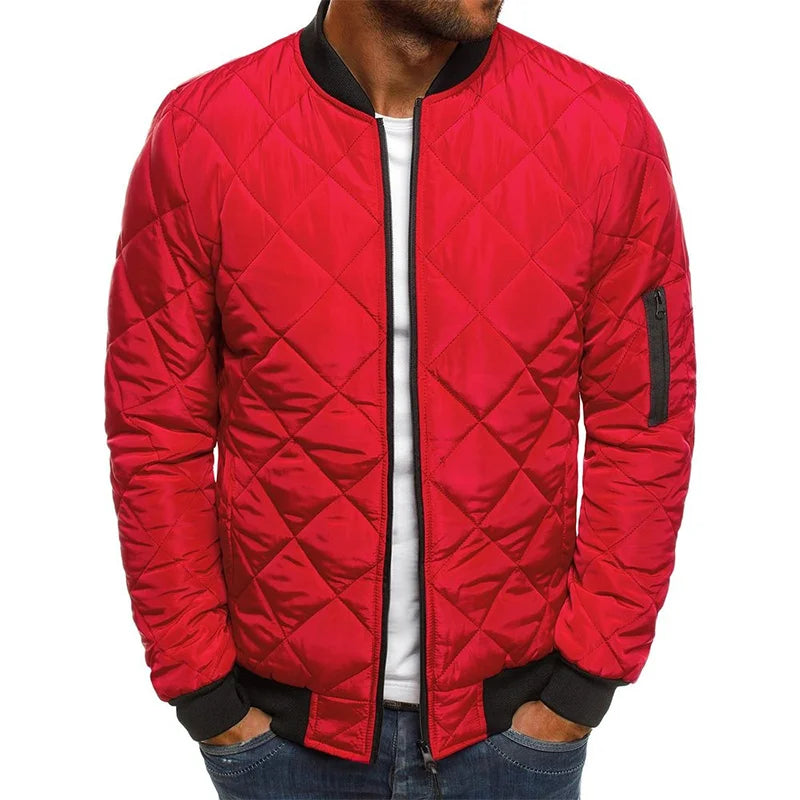 Dale | Veste en coton avec motif en losange