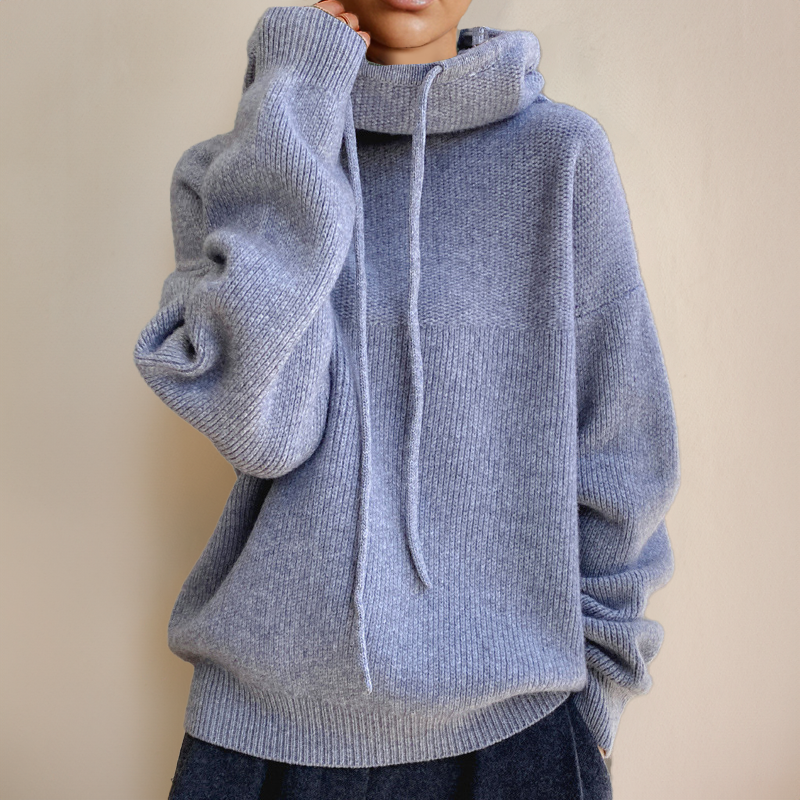 Isabelle | Pull à col roulé en laine mérinos