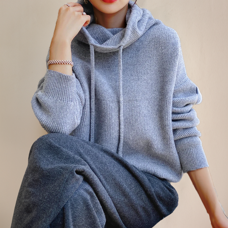 Isabelle | Pull à col roulé en laine mérinos