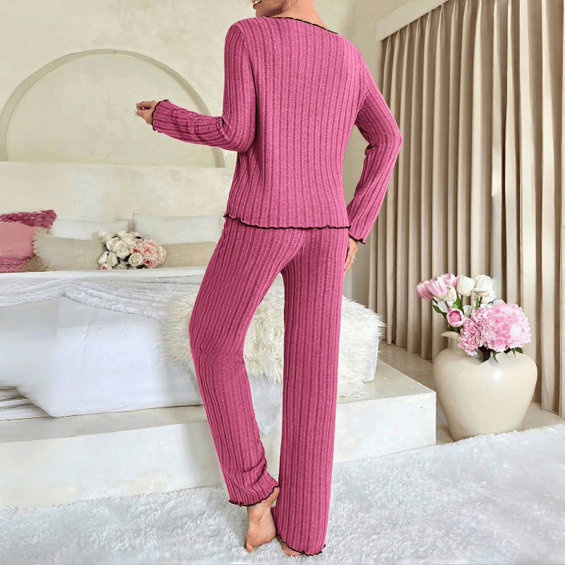 Ensemble pyjama à bordures