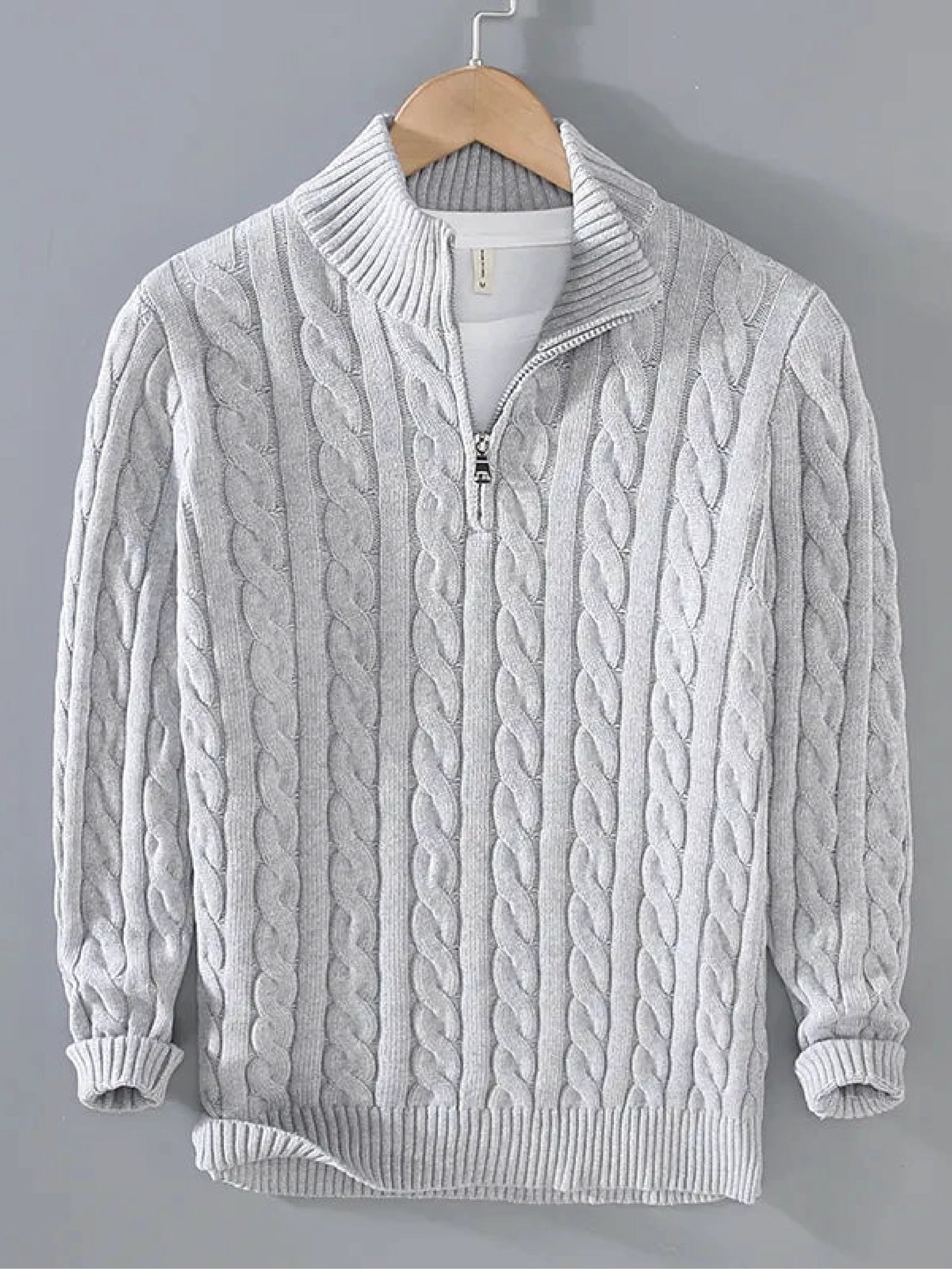 | Pull à demi-zip