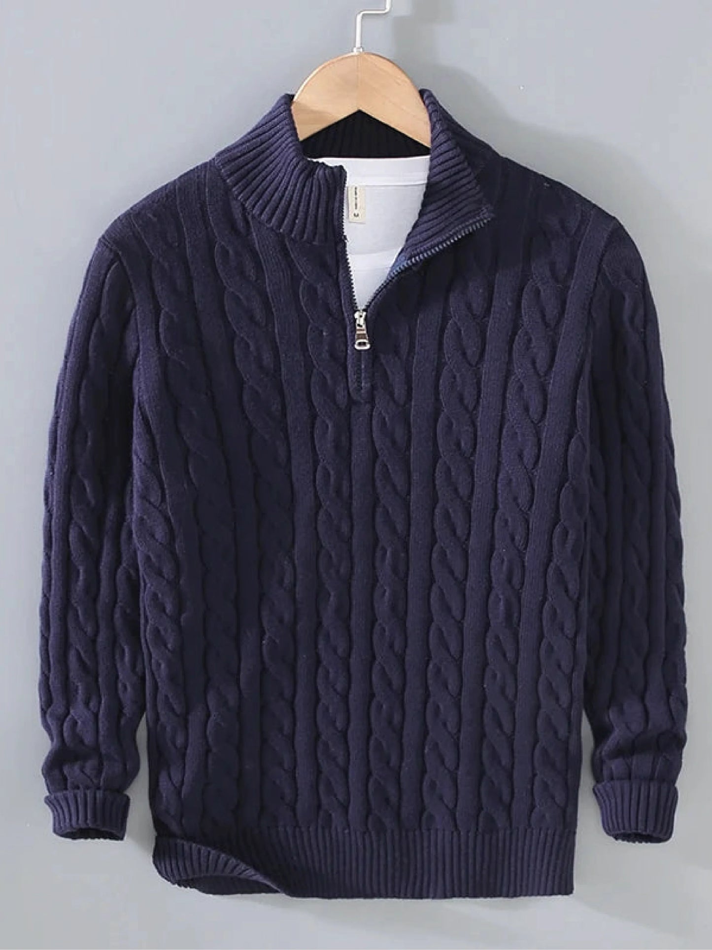 | Pull à demi-zip