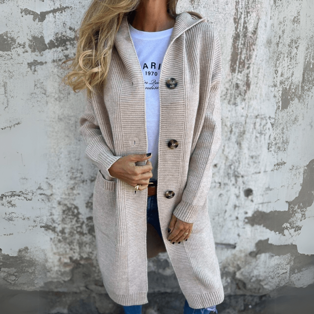 Lorène | Long cardigan élégant pour dames