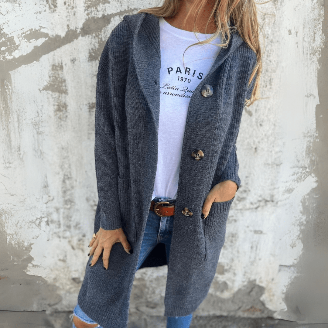 Lorène | Long cardigan élégant pour dames