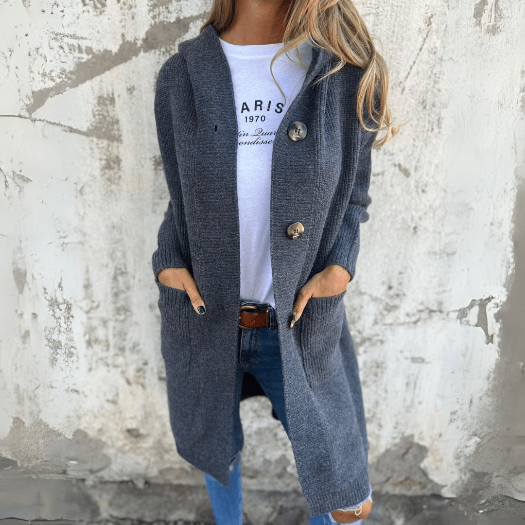 Lorène | Long cardigan élégant pour dames