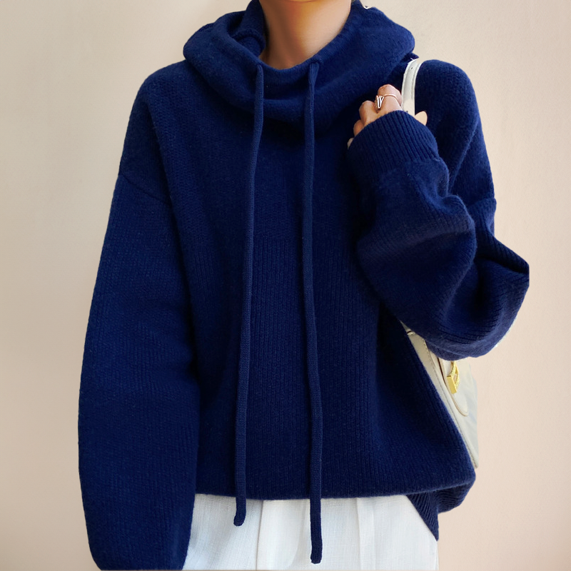 Isabelle | Pull à col roulé en laine mérinos