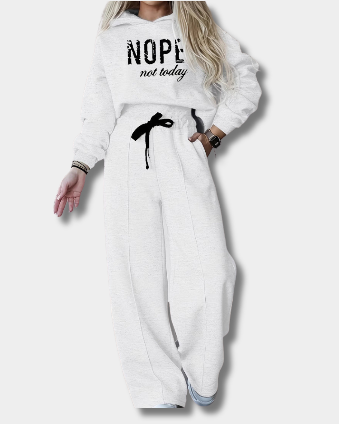 Ensemble sportif à capuche imprimé