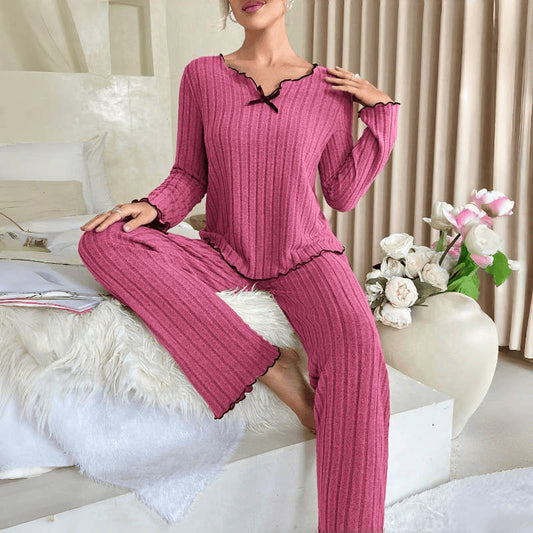 Ensemble pyjama à bordures