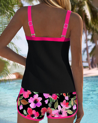 Tankini Pantalon de plage Deux pièces