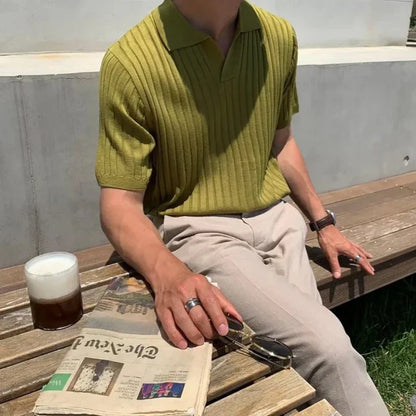 Florence™ | Polo en coton côtelé - Coupe douce, élégante et confortable