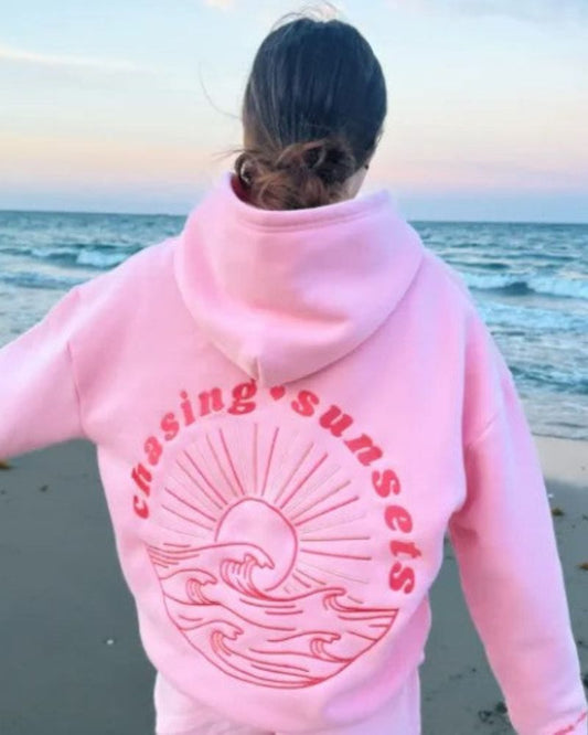CHASING SUNSETS - SWEAT À CAPUCHE STYLÉ