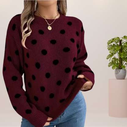 Dupont™ - Pull Tricoté à Pois