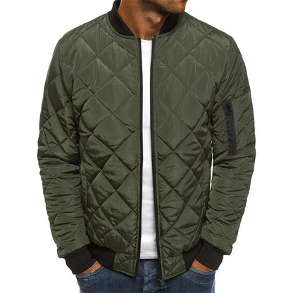 Dale | Veste en coton avec motif en losange