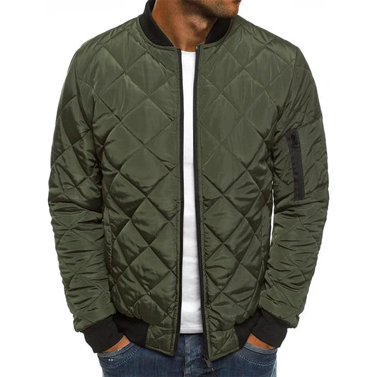 Dale | Veste en coton avec motif en losange