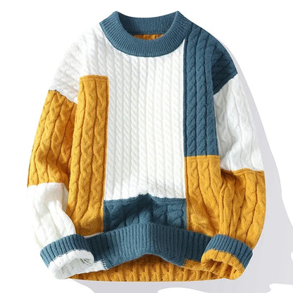 Xavier™ | Pull Color Block Décontracté pour Hommes
