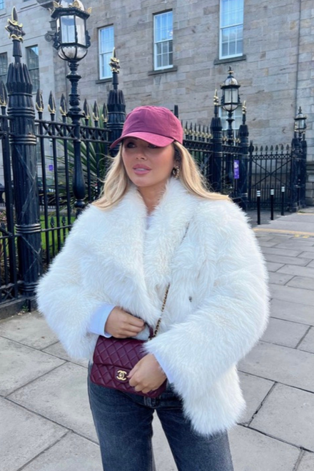 Short fur coat