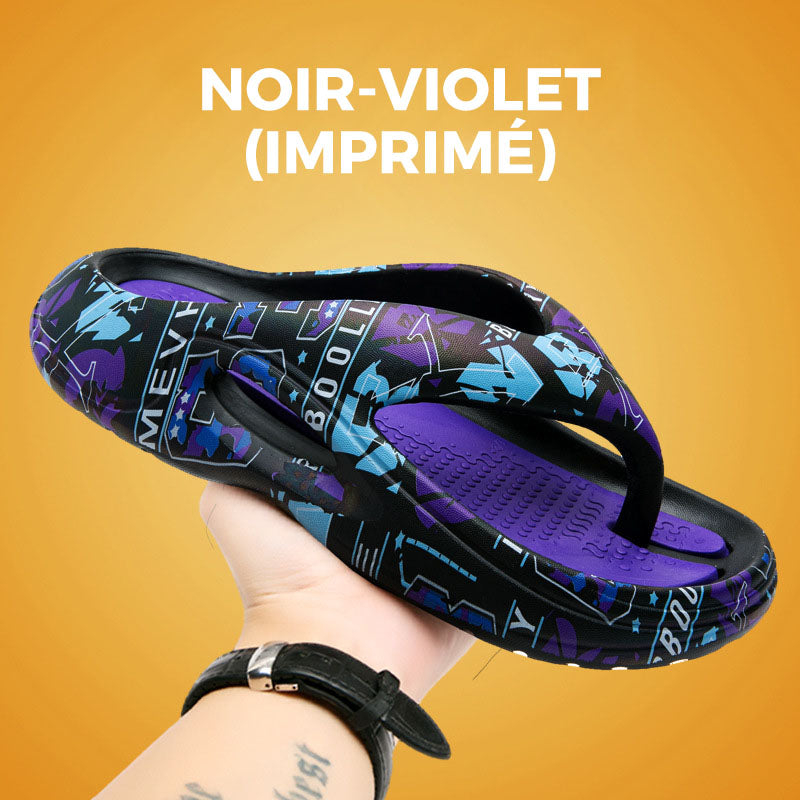 Tongs Confortables d'Été avec Semelles Épaisses （🔥Achetez 2 pièces et bénéficiez de la livraison gratuite🔥）