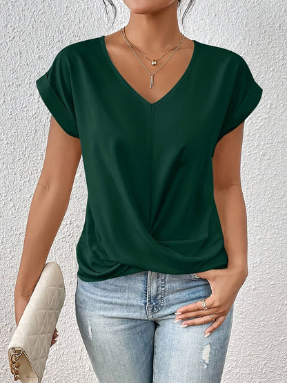 Cleo™ | Casual T-shirt met sweetheart halslijn (1+1 Gratis)