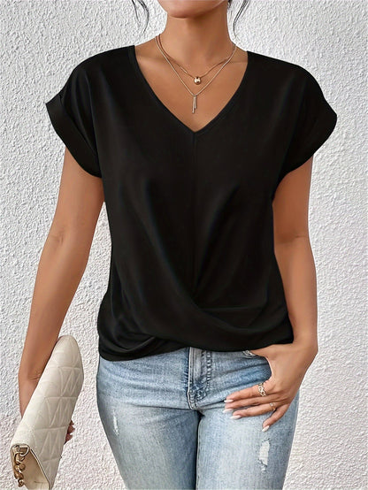 Cleo™ | Casual T-shirt met sweetheart halslijn (1+1 Gratis)