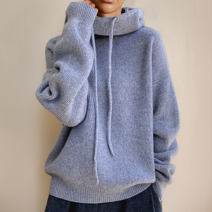 Isabelle | Pull à col roulé en laine mérinos
