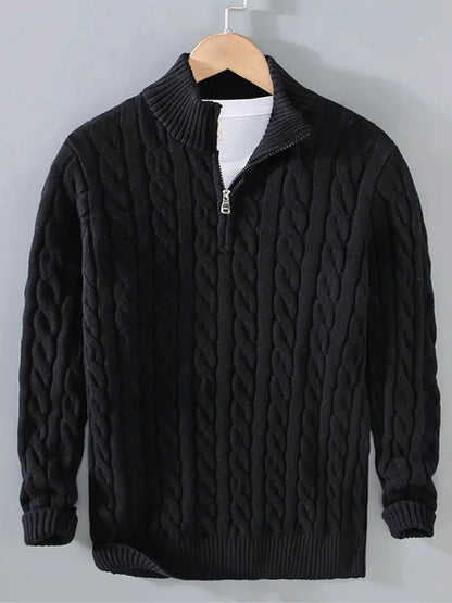 | Pull à demi-zip