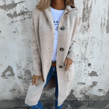 Lorène | Long cardigan élégant pour dames