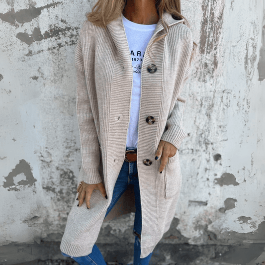 Lorène | Long cardigan élégant pour dames